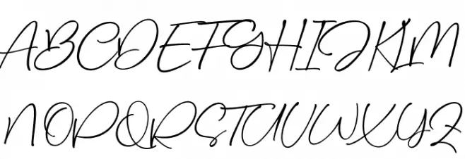 Stylissa Regular Font UPPERCASE