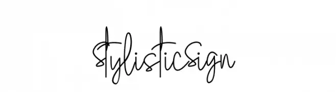Stylistic Sign  Frei Schriftart Herunterladen