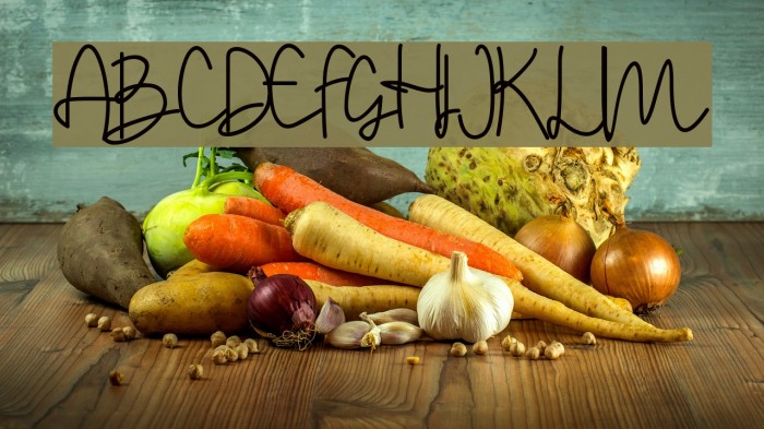 Stylistic Sign Example 1