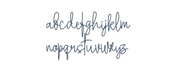 Stylistic Sign Lowercase