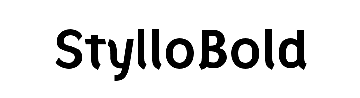 Styllo Bold  Fuentes Gratis Descargar