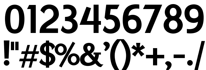Styllo Bold Font OTHER CHARS