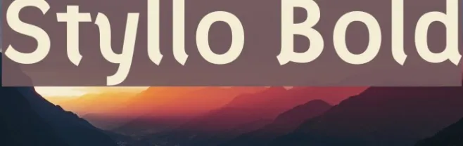 Styllo Bold Example 1