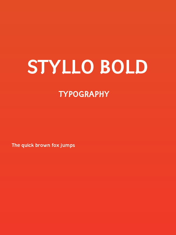 Styllo Bold Poster