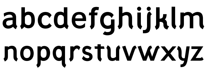 Styllo Bold Font LOWERCASE