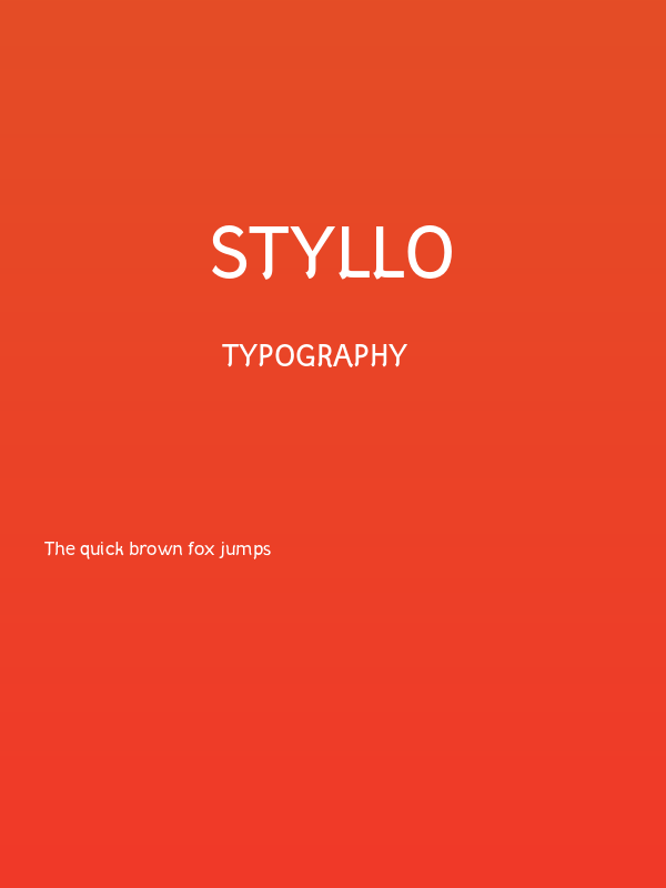 Styllo Poster