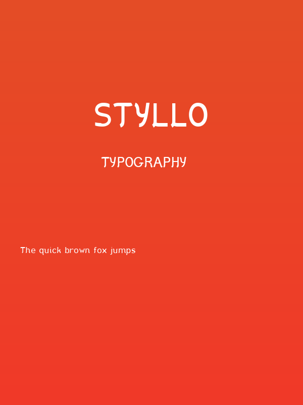 Styllo Poster
