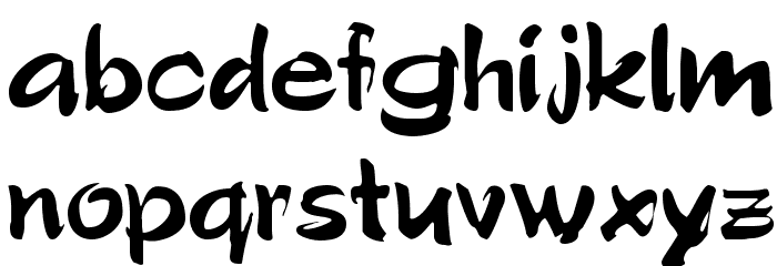 Stylo Bold Font LOWERCASE