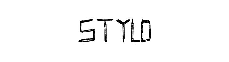 Stylo  नि: शुल्क फ़ॉन्ट्स डाउनलोड