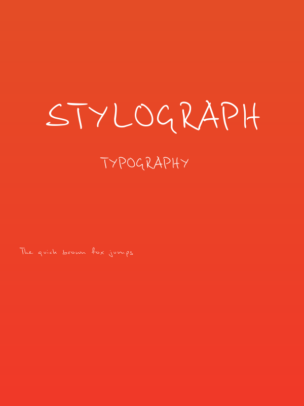 Stylograph Poster