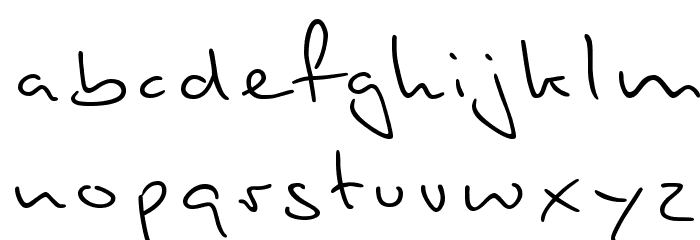 Stylograph Font LOWERCASE