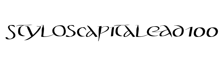 StylosCapitaleAD100  フリーフォントのダウンロード