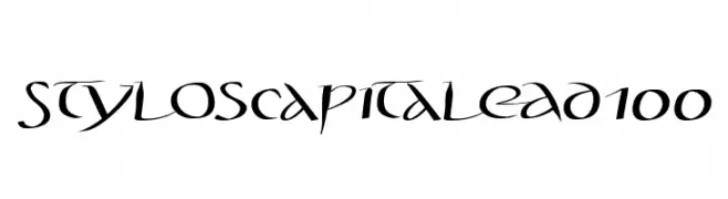 StylosCapitaleAD100  フリーフォントのダウンロード