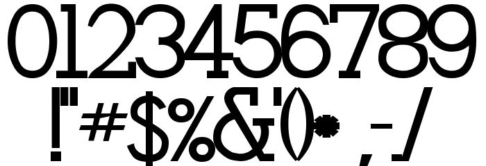 Stymie-Bold Bold Font OTHER CHARS