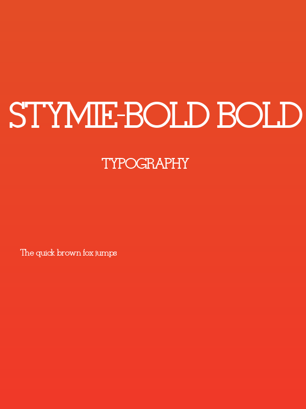 Stymie-Bold Bold Poster
