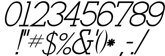 Stymie-Italic Italic Font OTHER CHARS