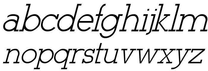 Stymie-Italic Italic Font LOWERCASE