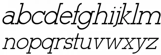Stymie-Italic Italic फ़ॉन्ट लोअरकेस