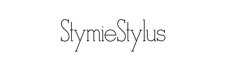StymieStylus Font