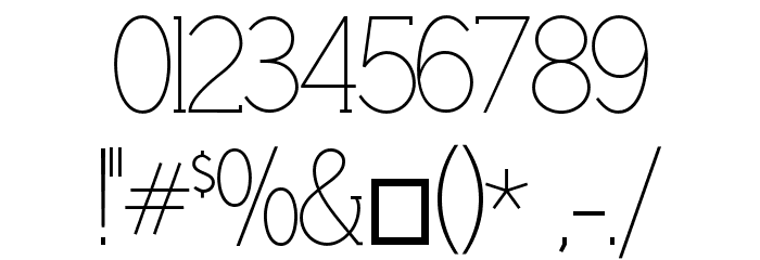 StymieStylus Font OTHER CHARS
