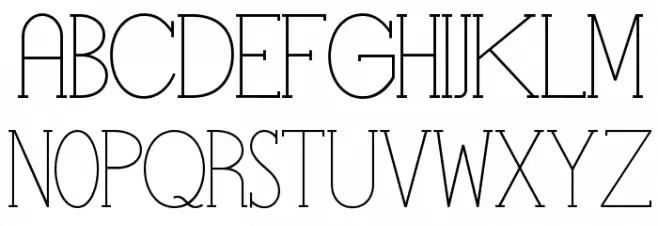 StymieStylus Font UPPERCASE