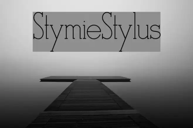 StymieStylus Font examples