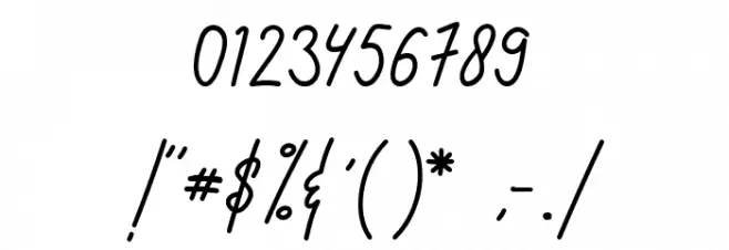 Styniar Font OTHER CHARS