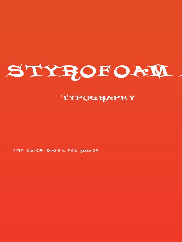 Styrofoam Feelings Poster