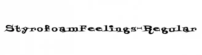 StyrofoamFeelings-Regular 