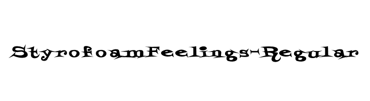 StyrofoamFeelings-Regular  Free Fonts Download