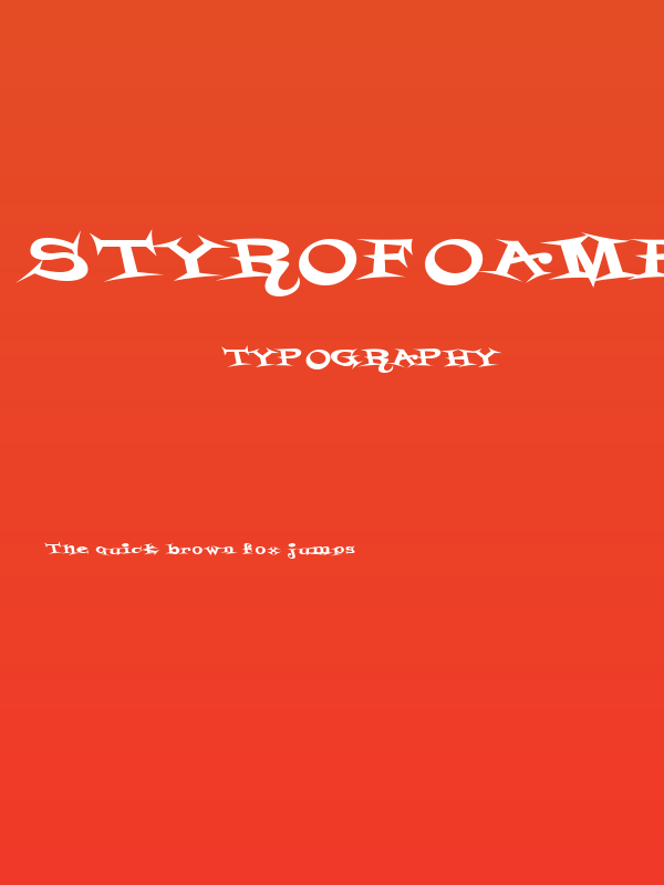 StyrofoamFeelings-Regular Poster