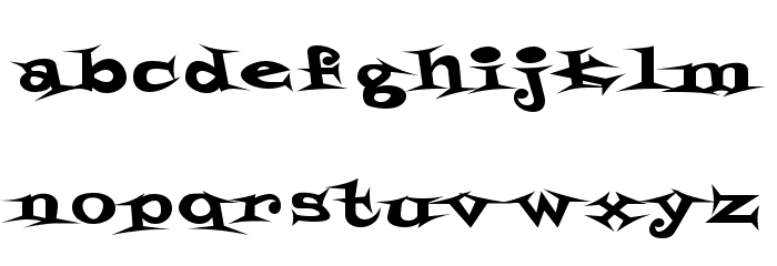 StyrofoamFeelings-Regular Font LOWERCASE