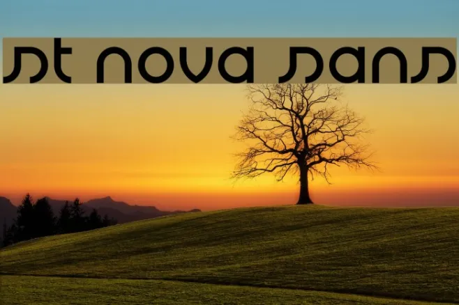st nova sans Example 1