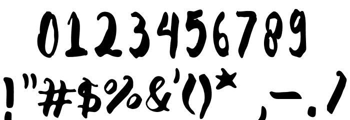 stainella script Font OTHER CHARS