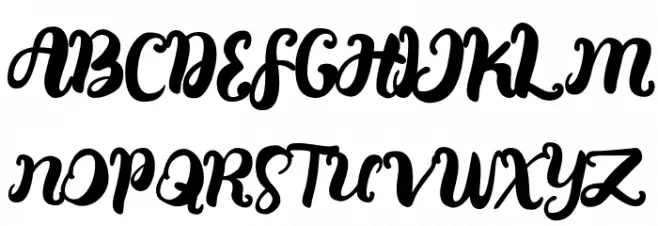 stainella script Fonte MAIÚSCULAS