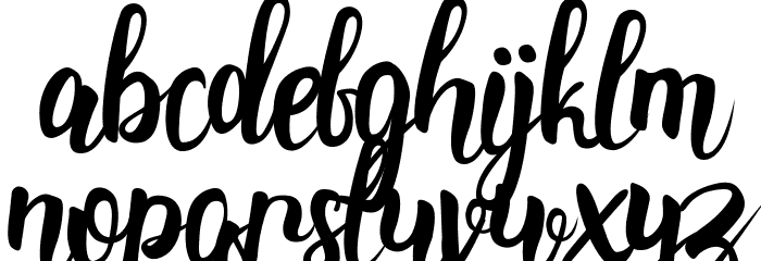 stainella script Font LOWERCASE