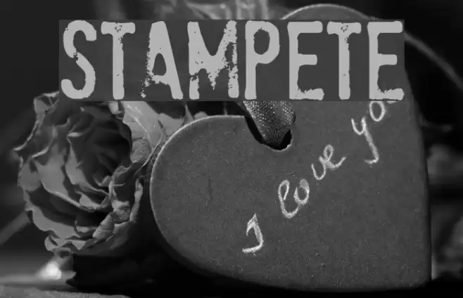 stamPete Font examples