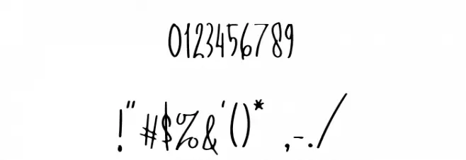 standardpilotdemo Font OTHER CHARS