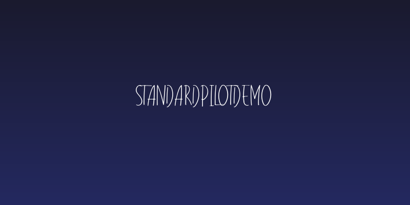 standardpilotdemo Social Header