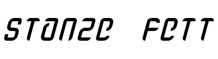 stanze fett Font