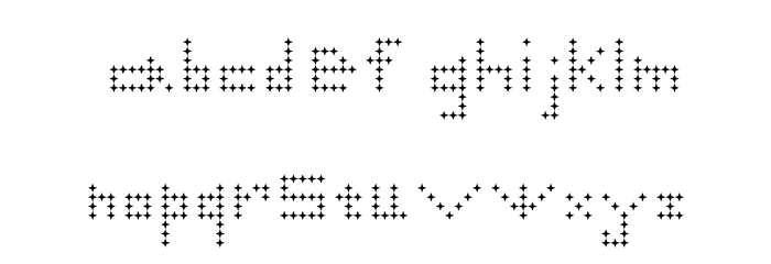 star Regular Font LOWERCASE