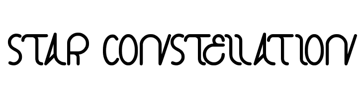 star constellation  Free Fonts Download