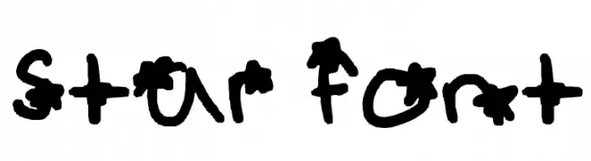 star font  Frei Schriftart Herunterladen