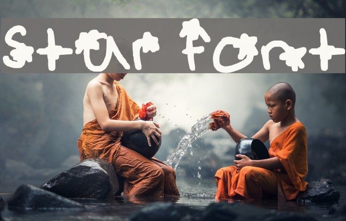 star font Example 3