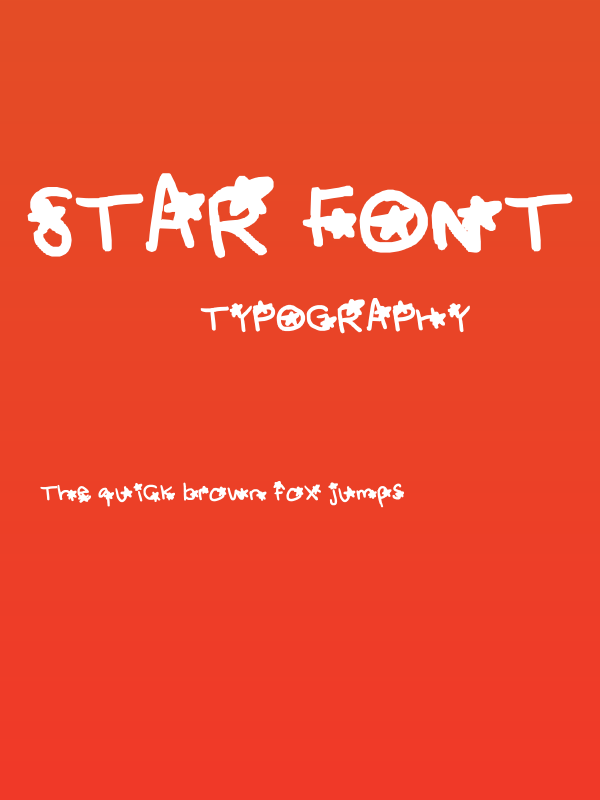 star font Poster
