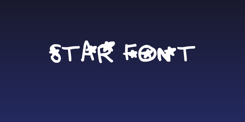 star font Social Header
