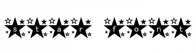 star_font  لخطوط تنزيل