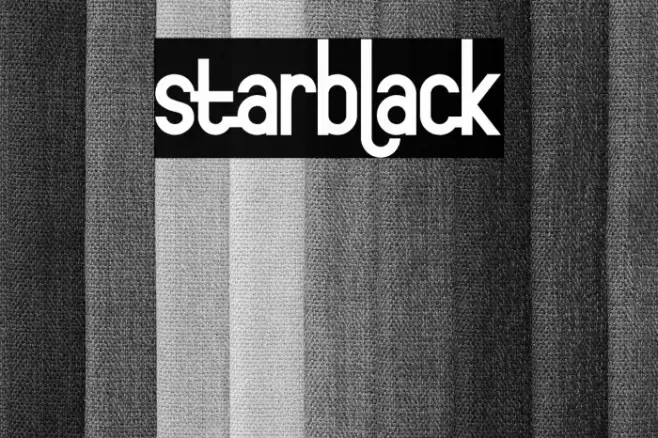 starblack Font examples