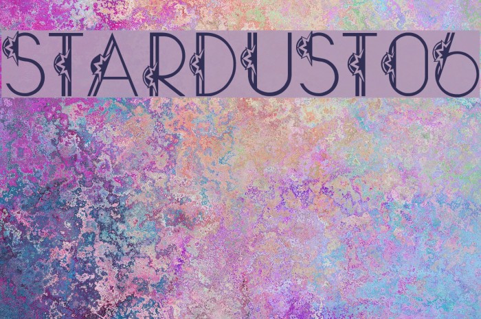 stardust06 Font examples