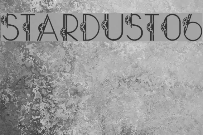 stardust06 Font examples